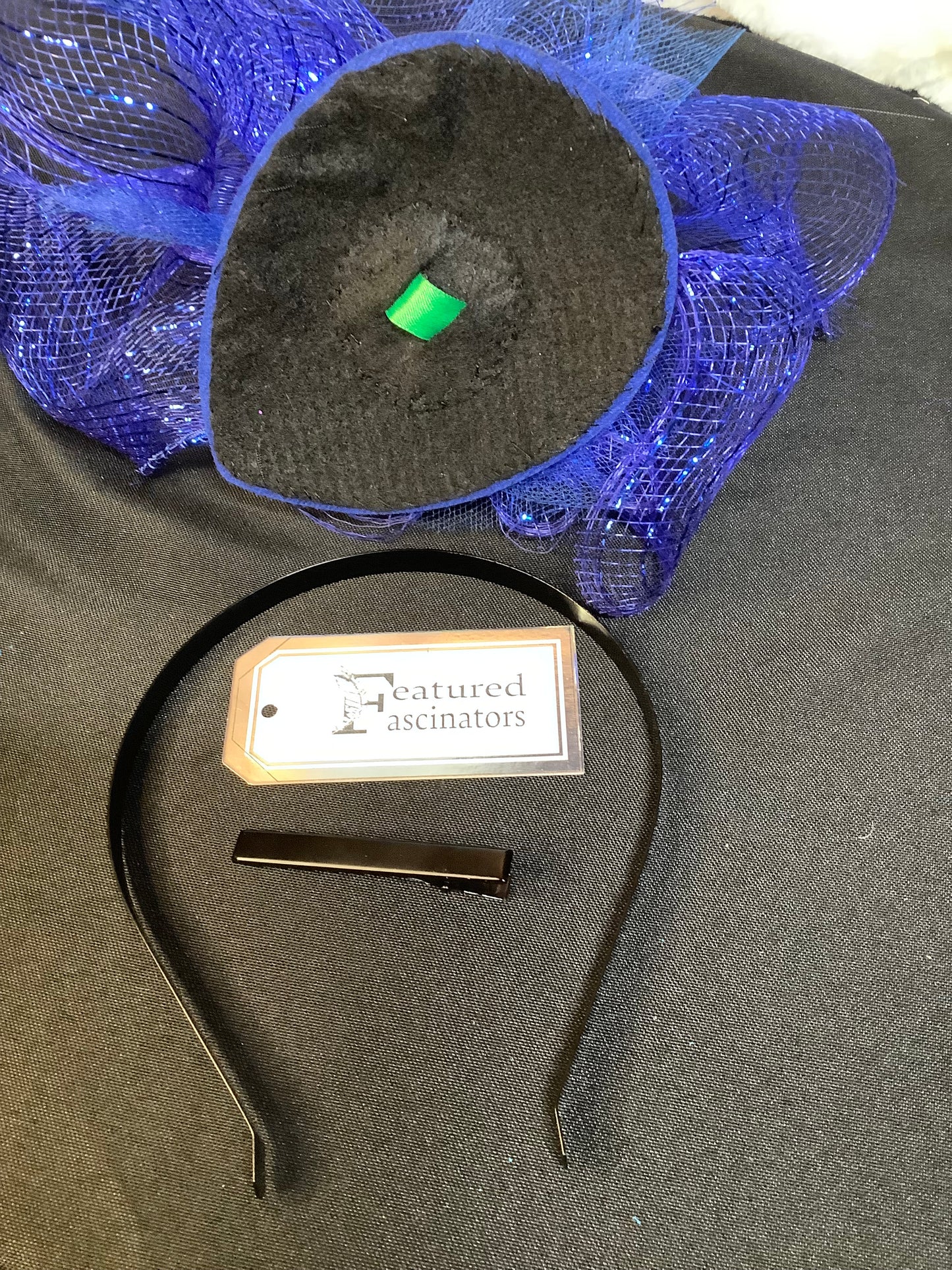"Bluquet 2025" – Royal Bloom Fascinator
