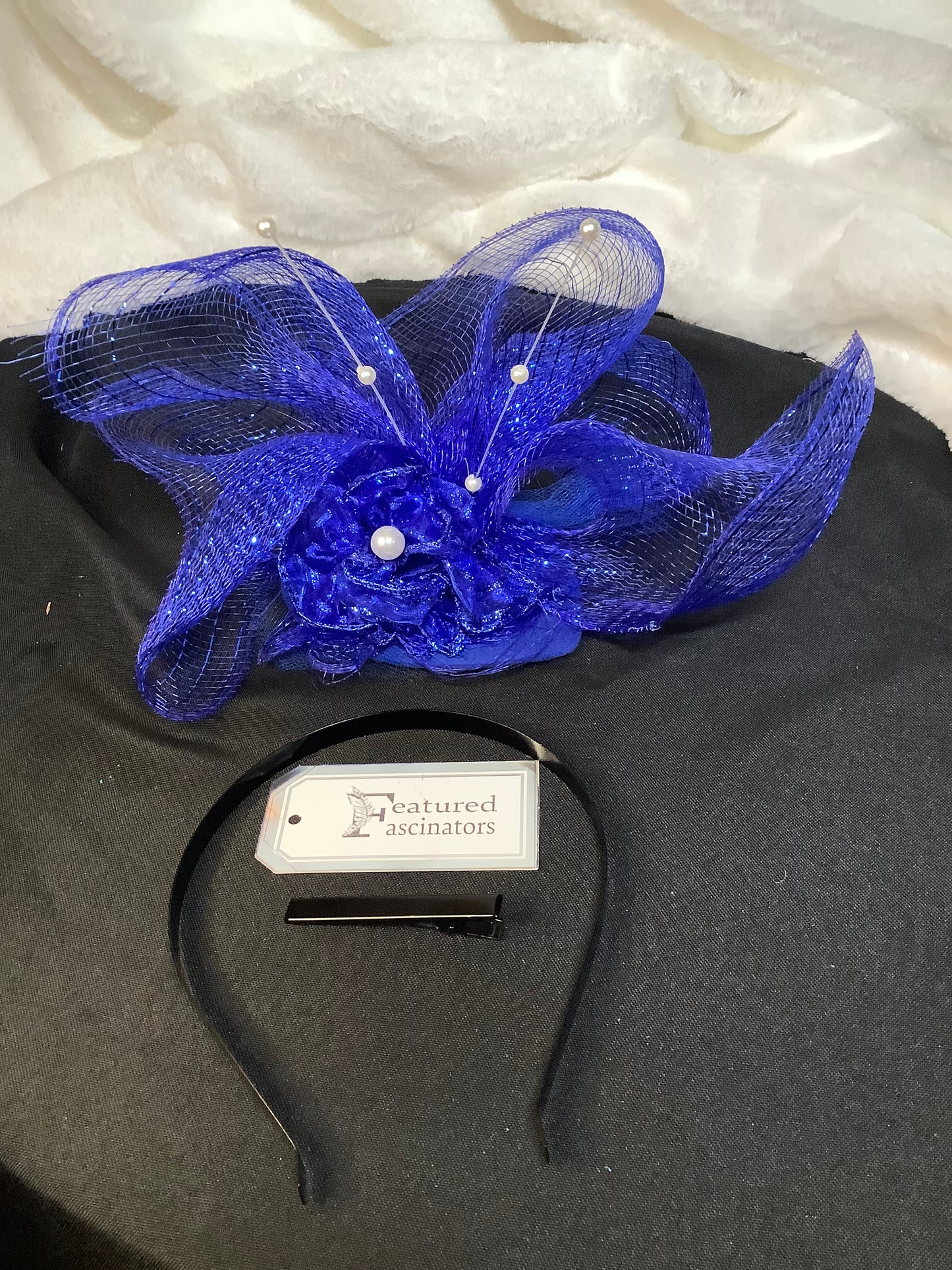 "Bluquet 2025" – Royal Bloom Fascinator