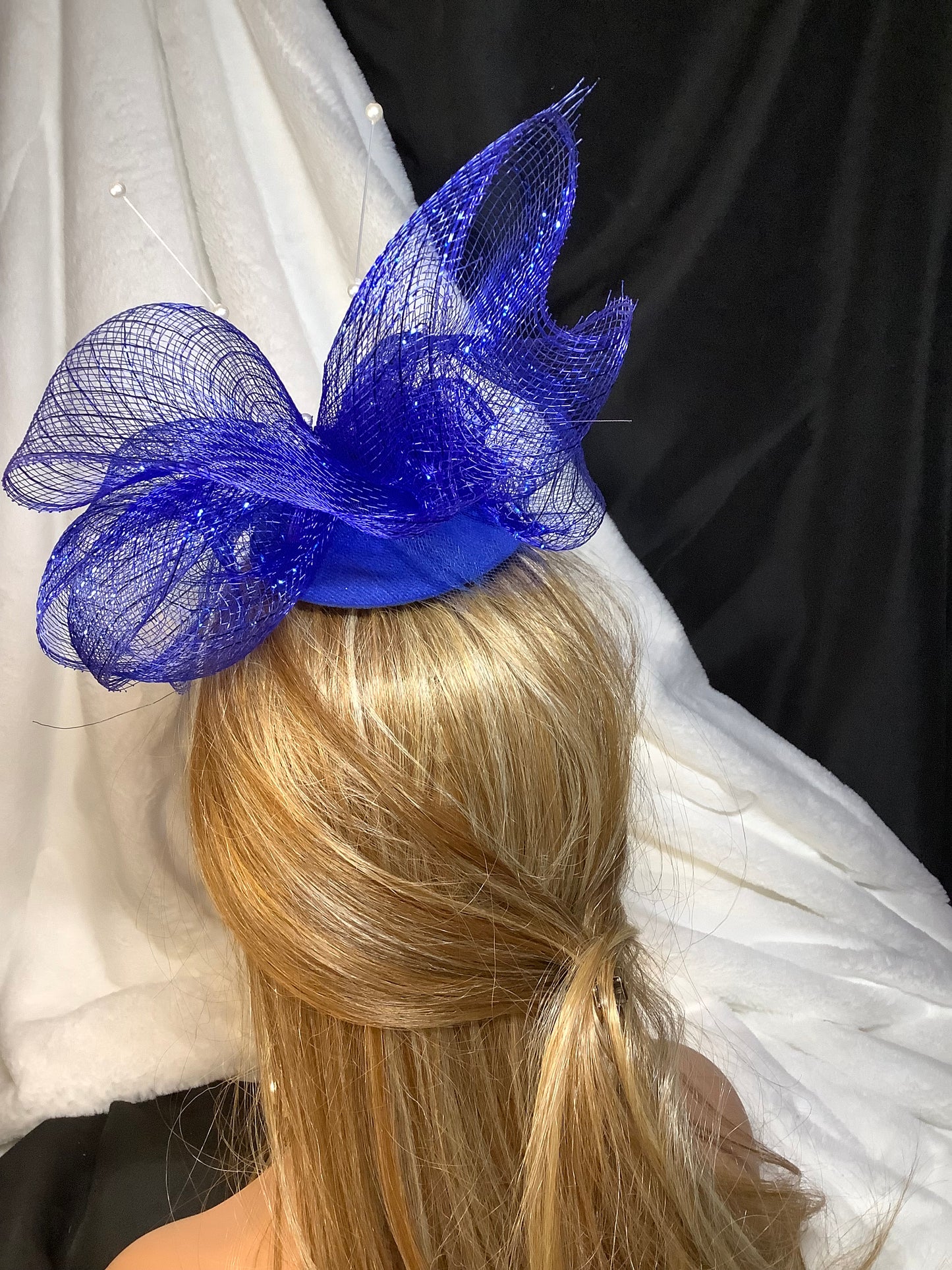 "Bluquet 2025" – Royal Bloom Fascinator