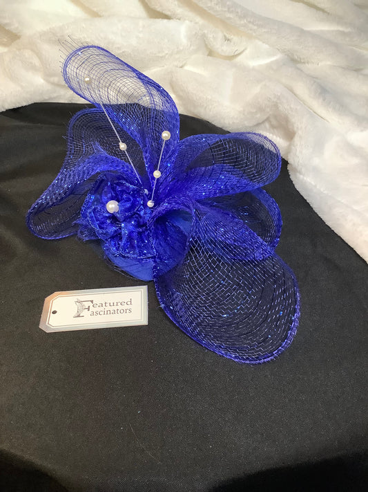 "Bluquet 2025" – Royal Bloom Fascinator