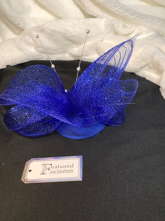 "Bluquet 2025" – Royal Bloom Fascinator