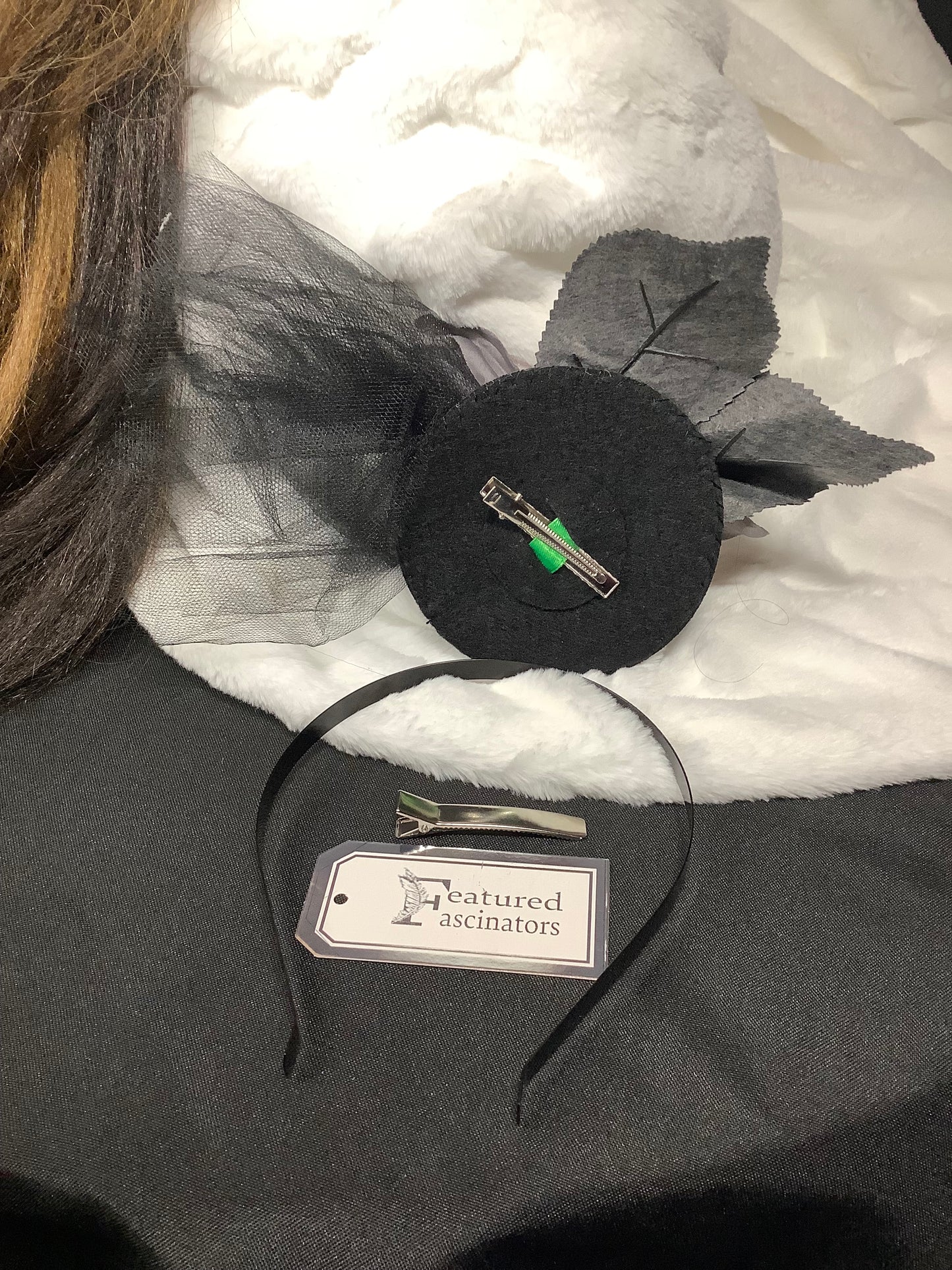 Velvet Twilight Bloom Fascinator