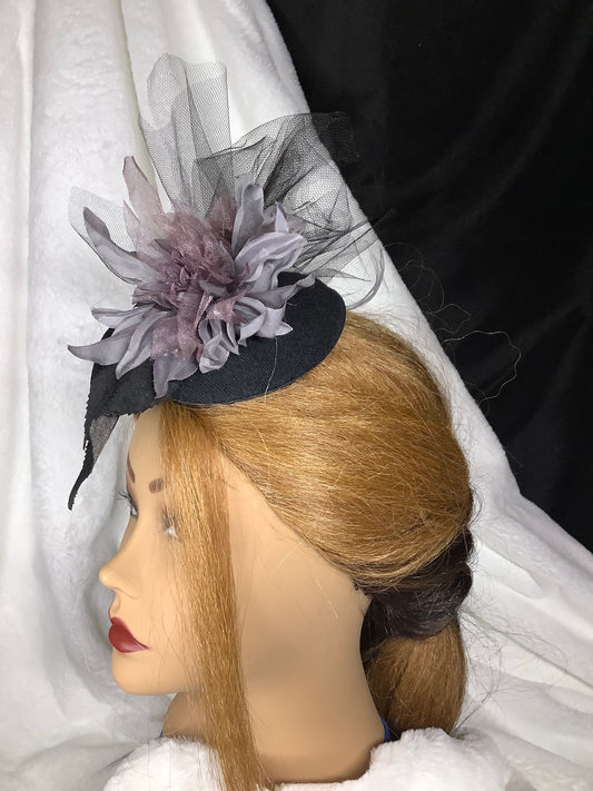 Velvet Twilight Bloom Fascinator