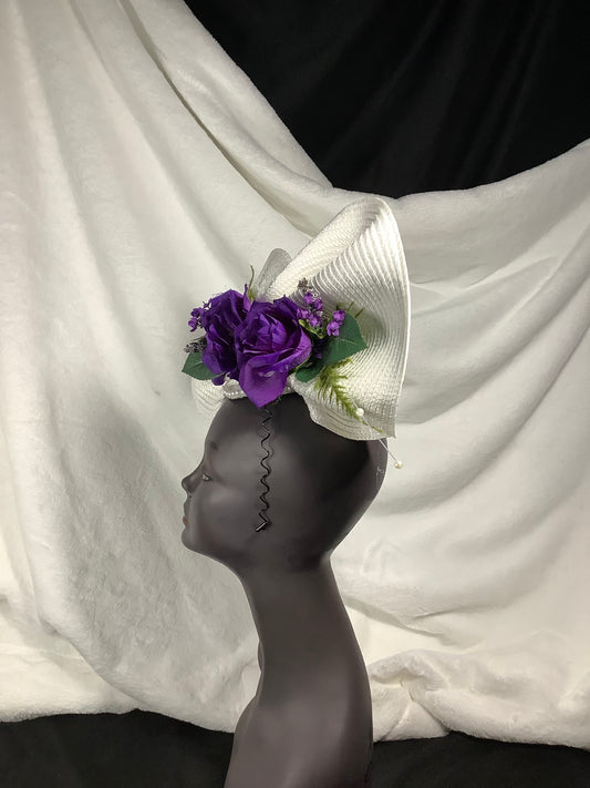 "Royal Bloom 2025" – Garden Grace Fascinator
