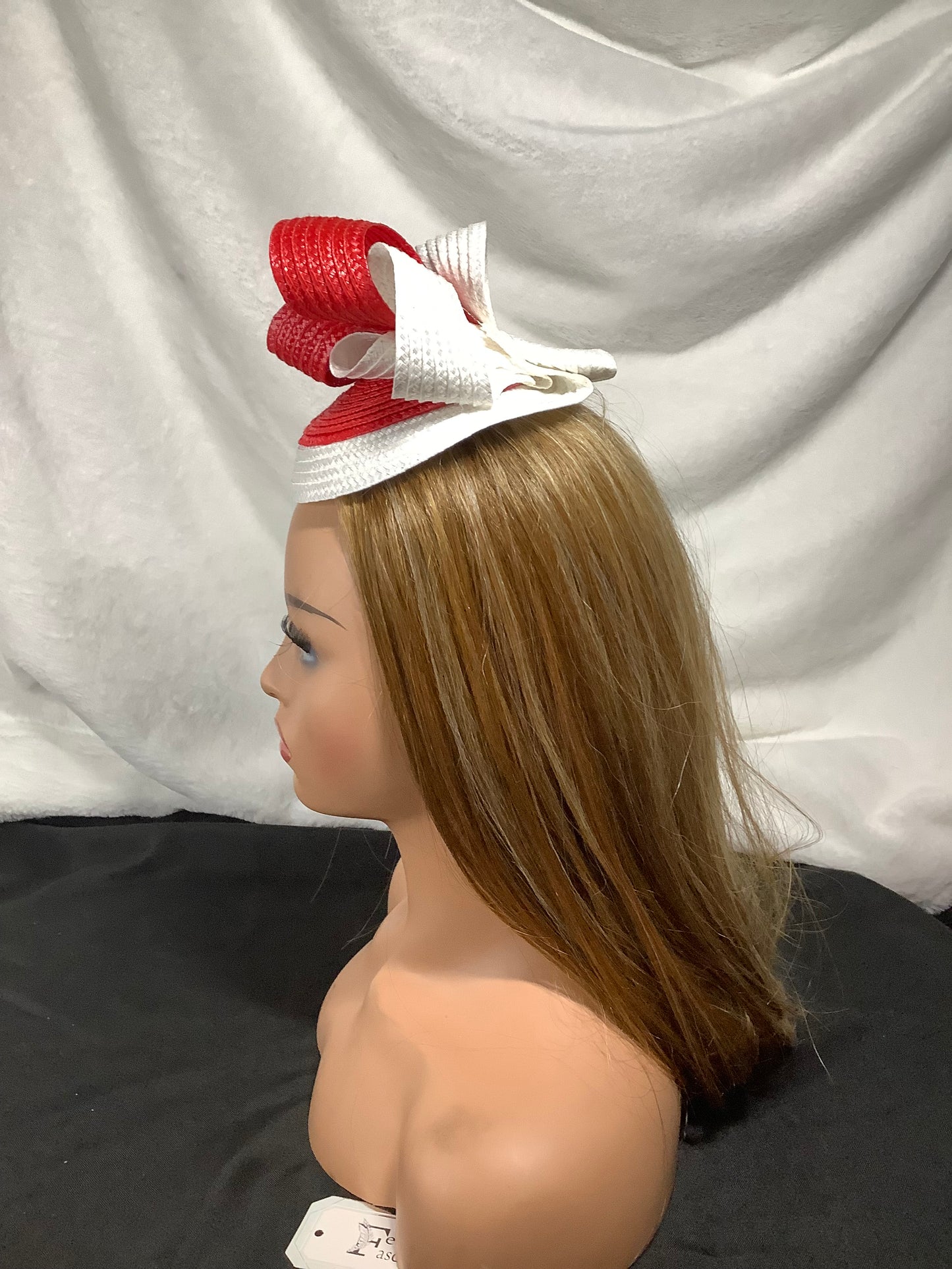 Scarlet Swirl Mini Fascinator