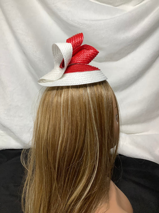 Scarlet Swirl Mini Fascinator