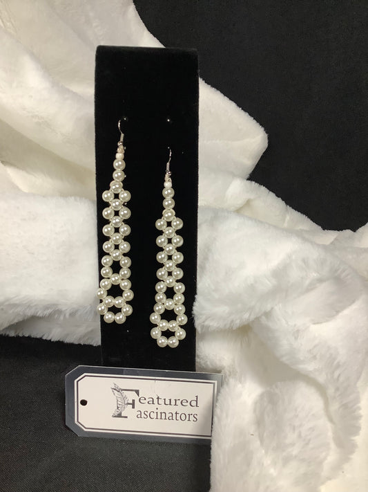 Cathedral Grace Pearl Weave Earrings