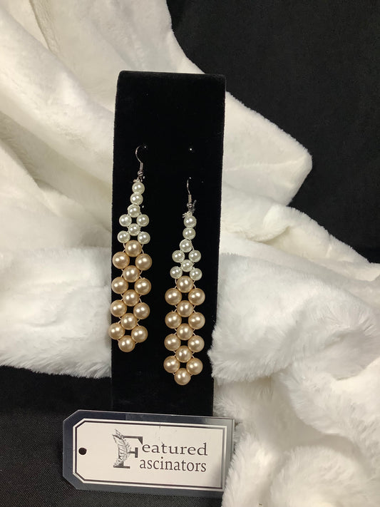 Metallic Grace Cascade Earrings