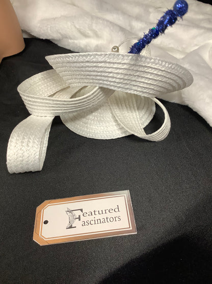 "White Orbit 2025" – Modern Halo Fascinator