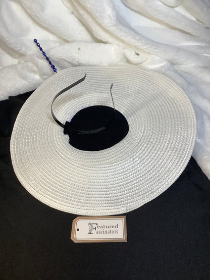 “Sapphire Spotlight - 2025” Oversized Brim Fascinator