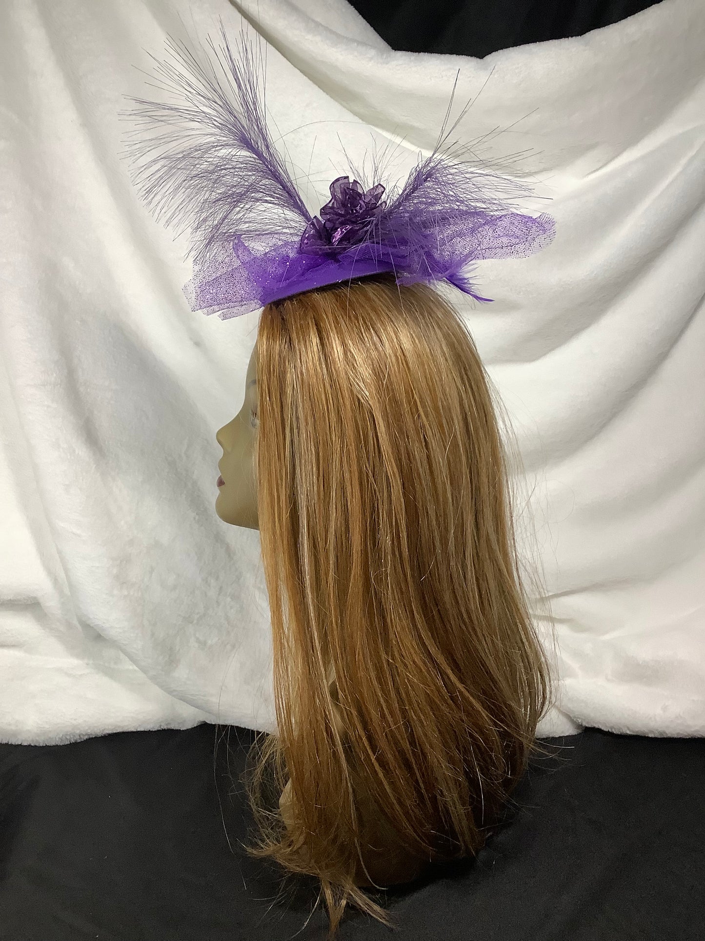 "Violetta 2025" – Wild Plum Fascinator