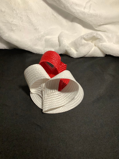 Scarlet Swirl Mini Fascinator