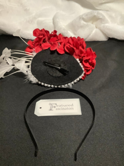 "Heart in Hand 2025" – Love’s Embrace Fascinator