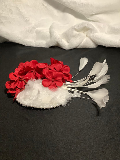 "Heart in Hand 2025" – Love’s Embrace Fascinator