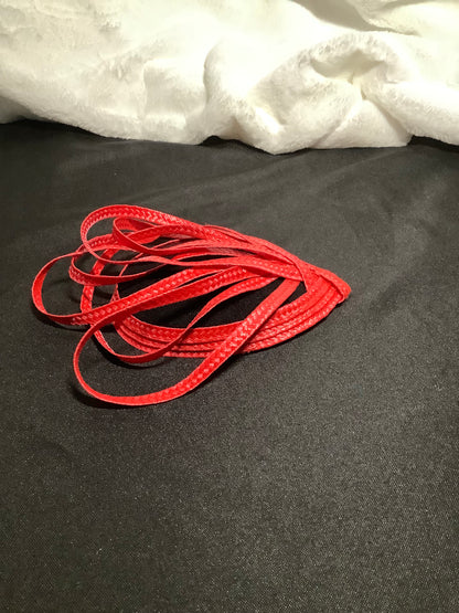 "Delta Trace 2025" – Abstract Ribbon Fascinator