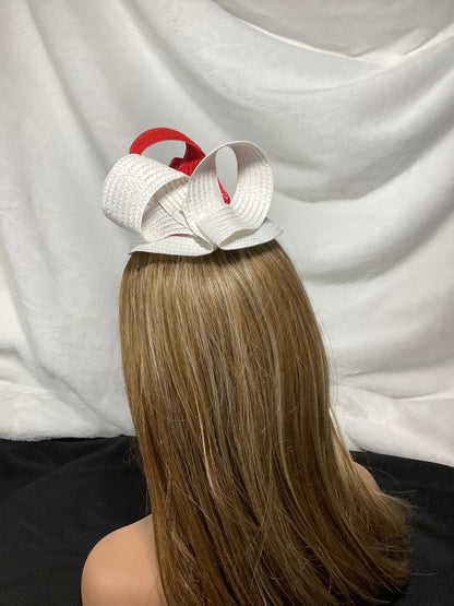 Scarlet Swirl Mini Fascinator